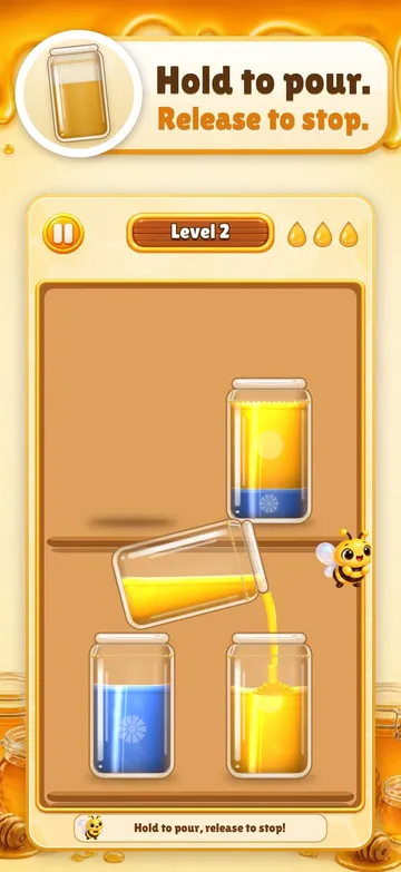 Honey Pour gameplay screenshot 1
